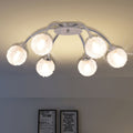 Lampadario da Soffitto con 6 Lampadine LED G9 240 W