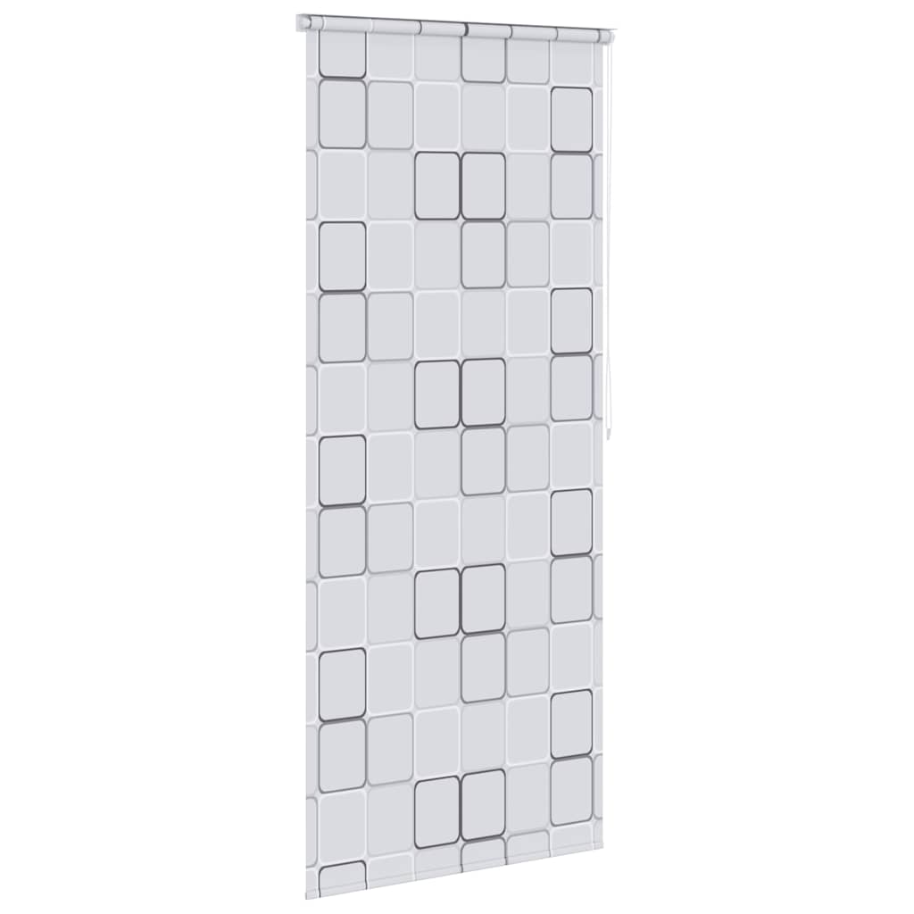 Tenda a Rullo per Doccia 120x240 cm Quadrati