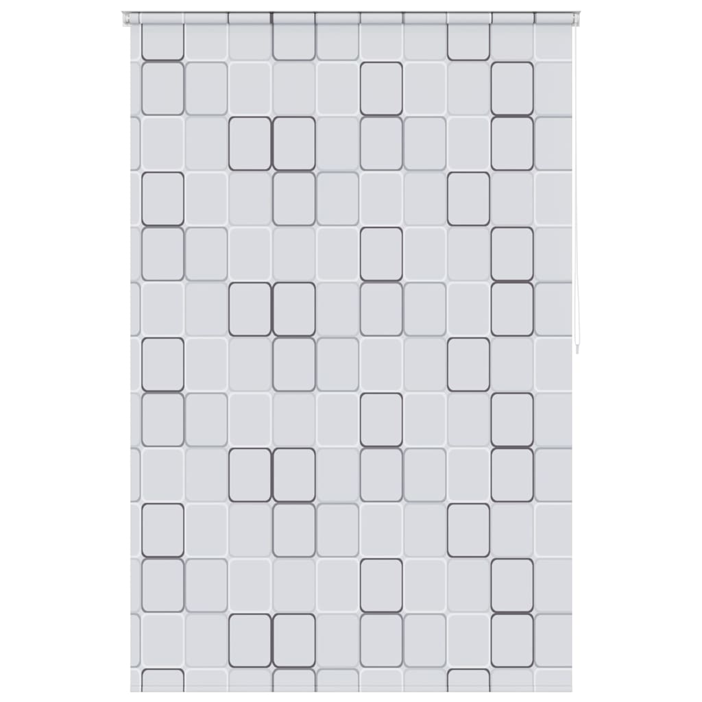 Tenda a Rullo per Doccia 140x240 cm Quadrati