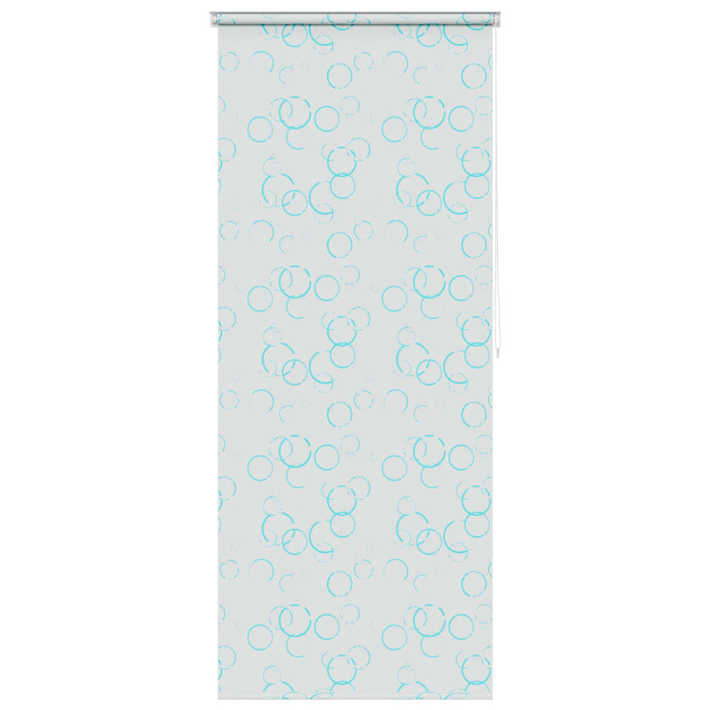 Tenda a Rullo per Doccia 100x240 cm con Motivo a Bolle