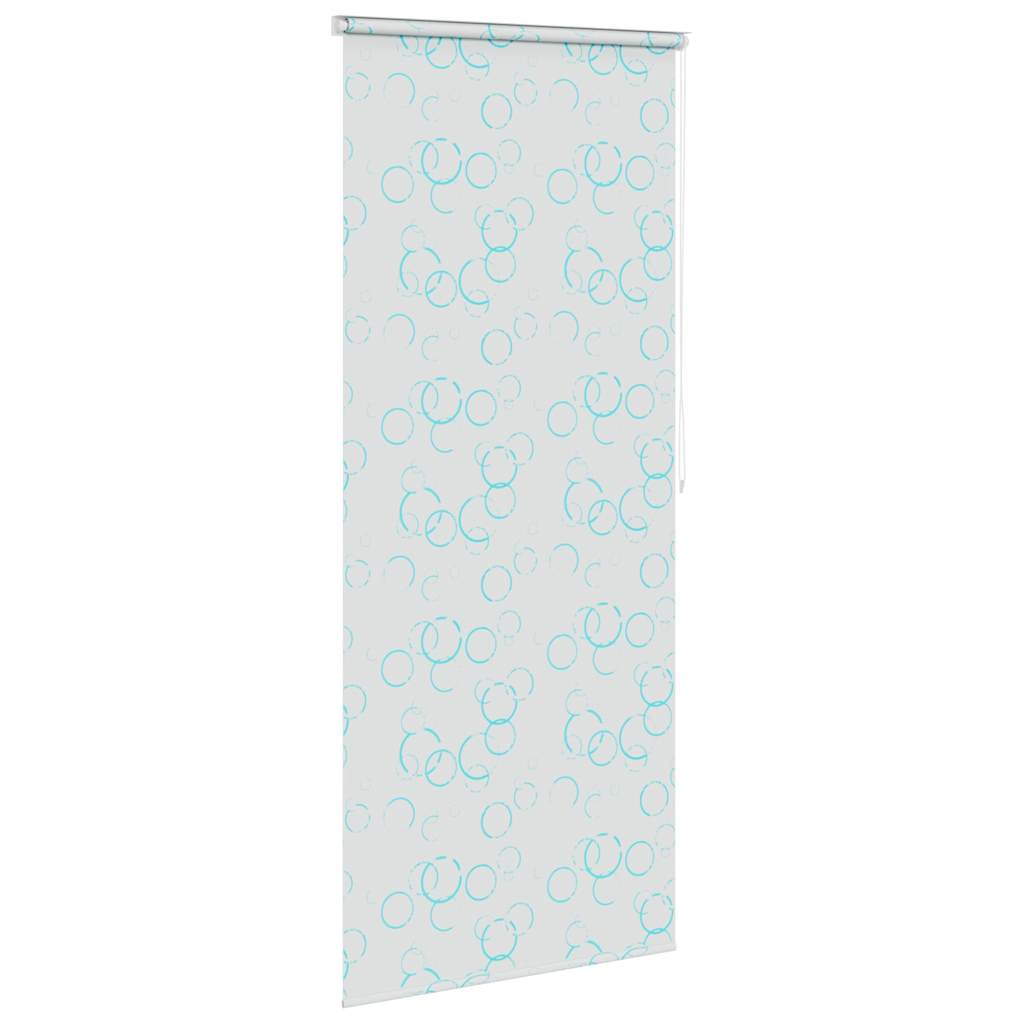 Tenda a Rullo per Doccia 100x240 cm con Motivo a Bolle