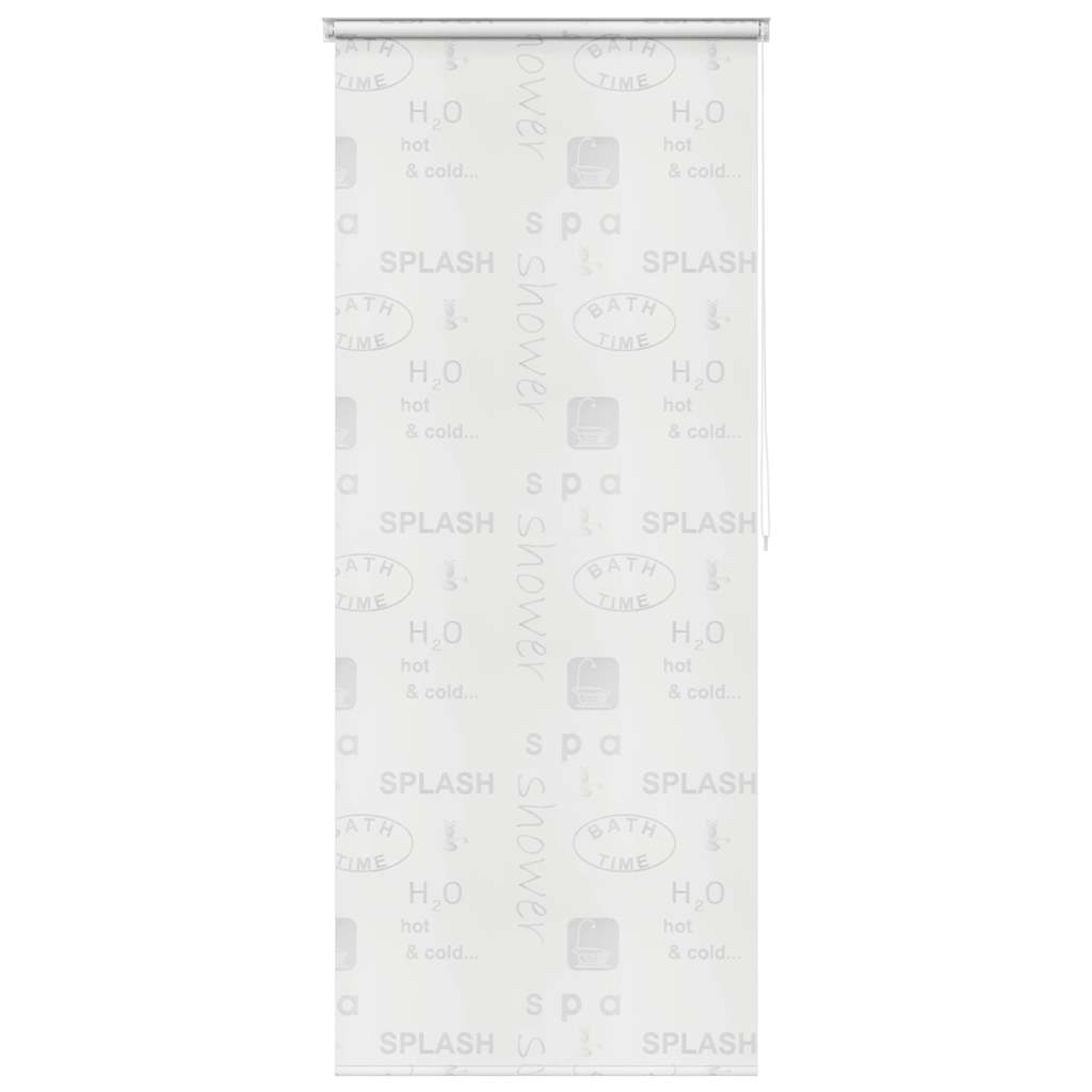 Tenda a Rullo per Doccia 120x240 cm Schizzi