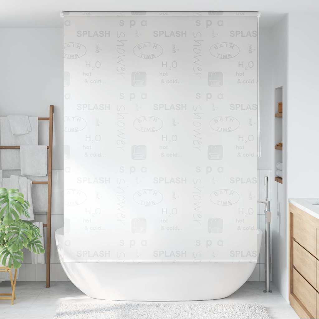 Tenda a Rullo per Doccia 140x240 cm Schizzi