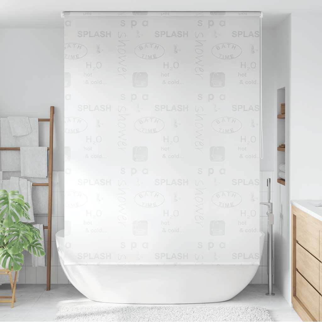 Tenda a Rullo per Doccia 160x240 cm Schizzi