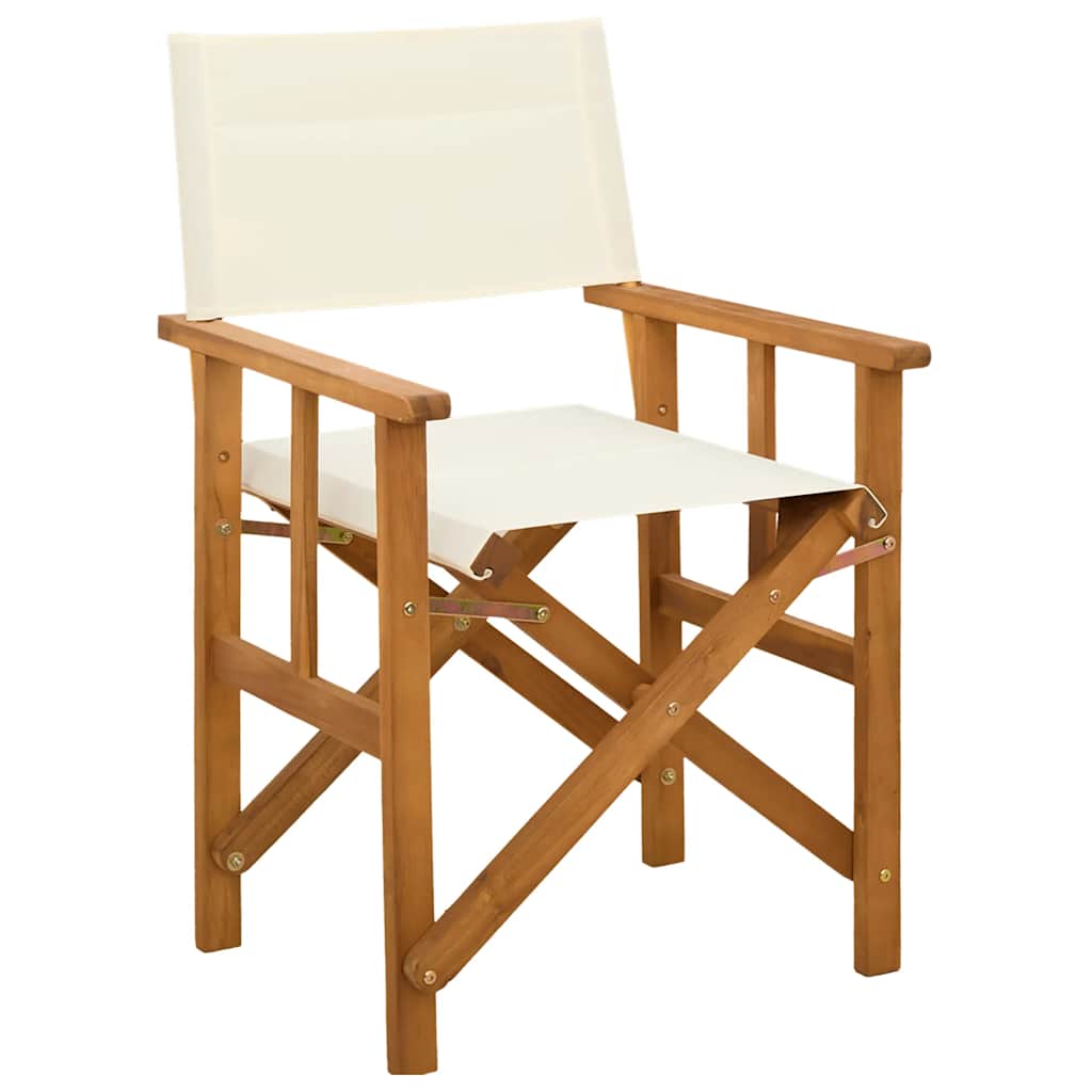 Sedia da Regista in Legno Massello di Acacia