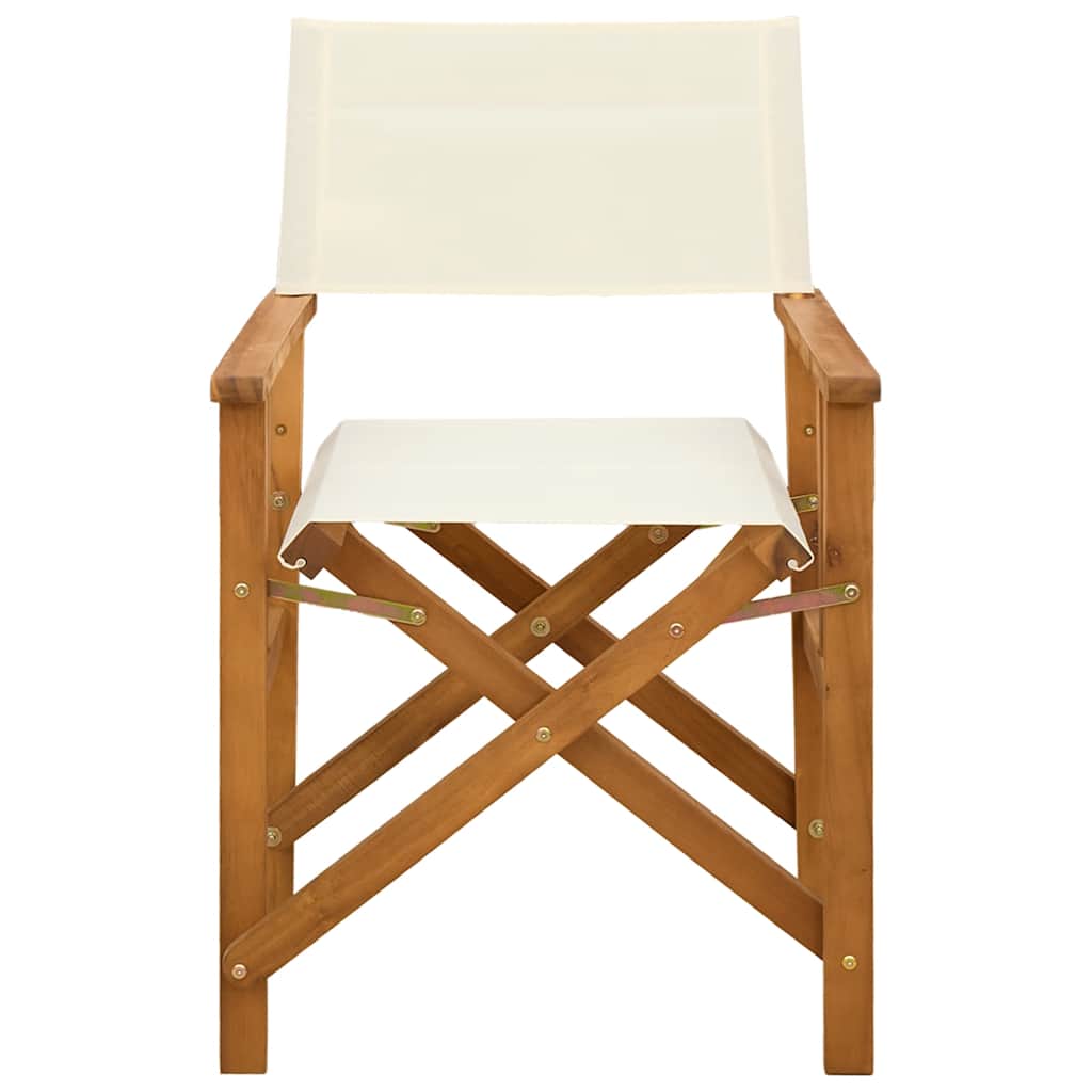 Sedia da Regista in Legno Massello di Acacia