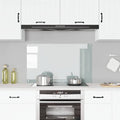 Paraschizzi per Cucina Trasparente 100x60 cm in Vetro Temperato