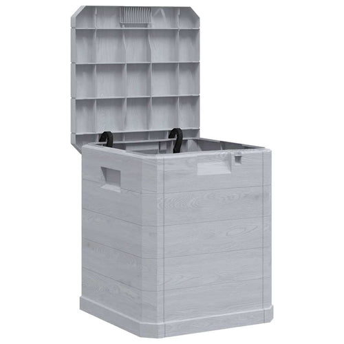 Baule da Giardino 90 L Grigio Chiaro