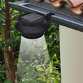 Lampade Solari da Esterno per Recinzioni 12 pz LED Nero
