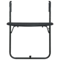 Tavolo da Balcone Pensile Nero 60x64x83,5cm Plastica Rattan