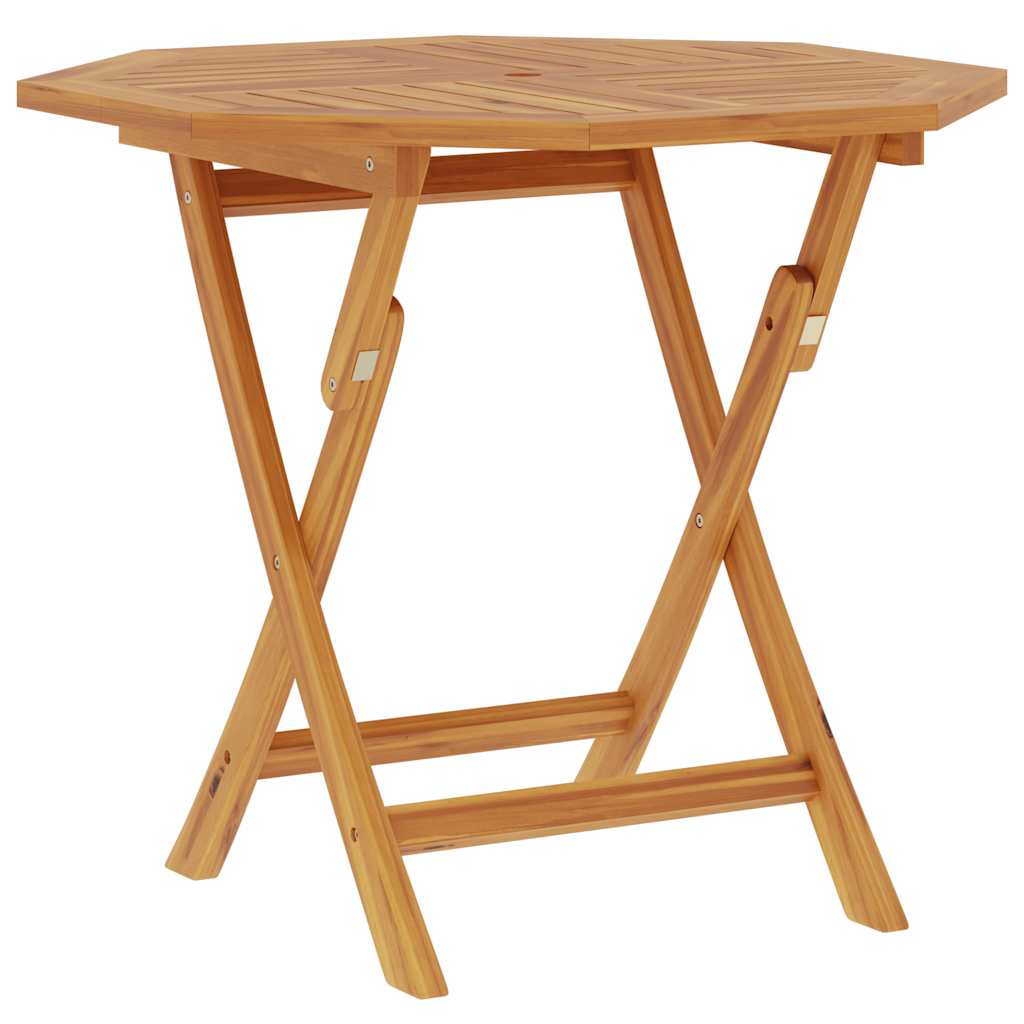 Tavolo da Giardino Pieghevole 85x85x76cm Legno Massello di Teak