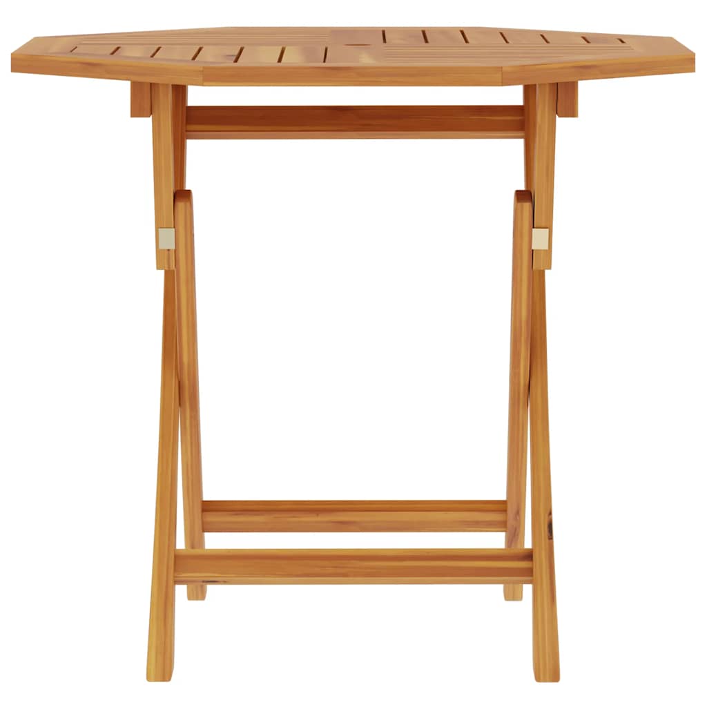 Tavolo da Giardino Pieghevole 85x85x76cm Legno Massello di Teak