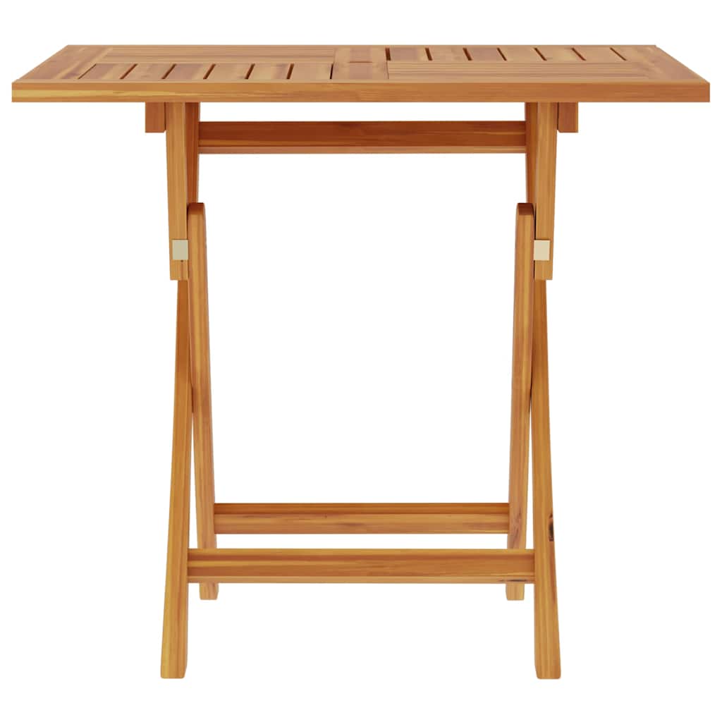 Tavolo da Giardino Pieghevole 85x85x76cm Legno Massello di Teak