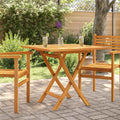 Tavolo da Giardino Pieghevole 85x85x76cm Legno Massello di Teak