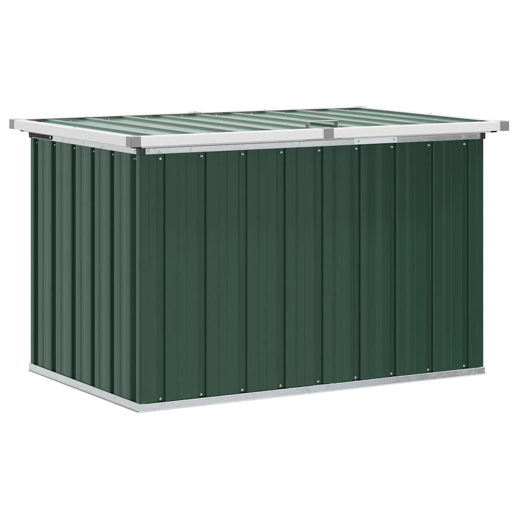 Baule da giardino verde 109x67x65 cm