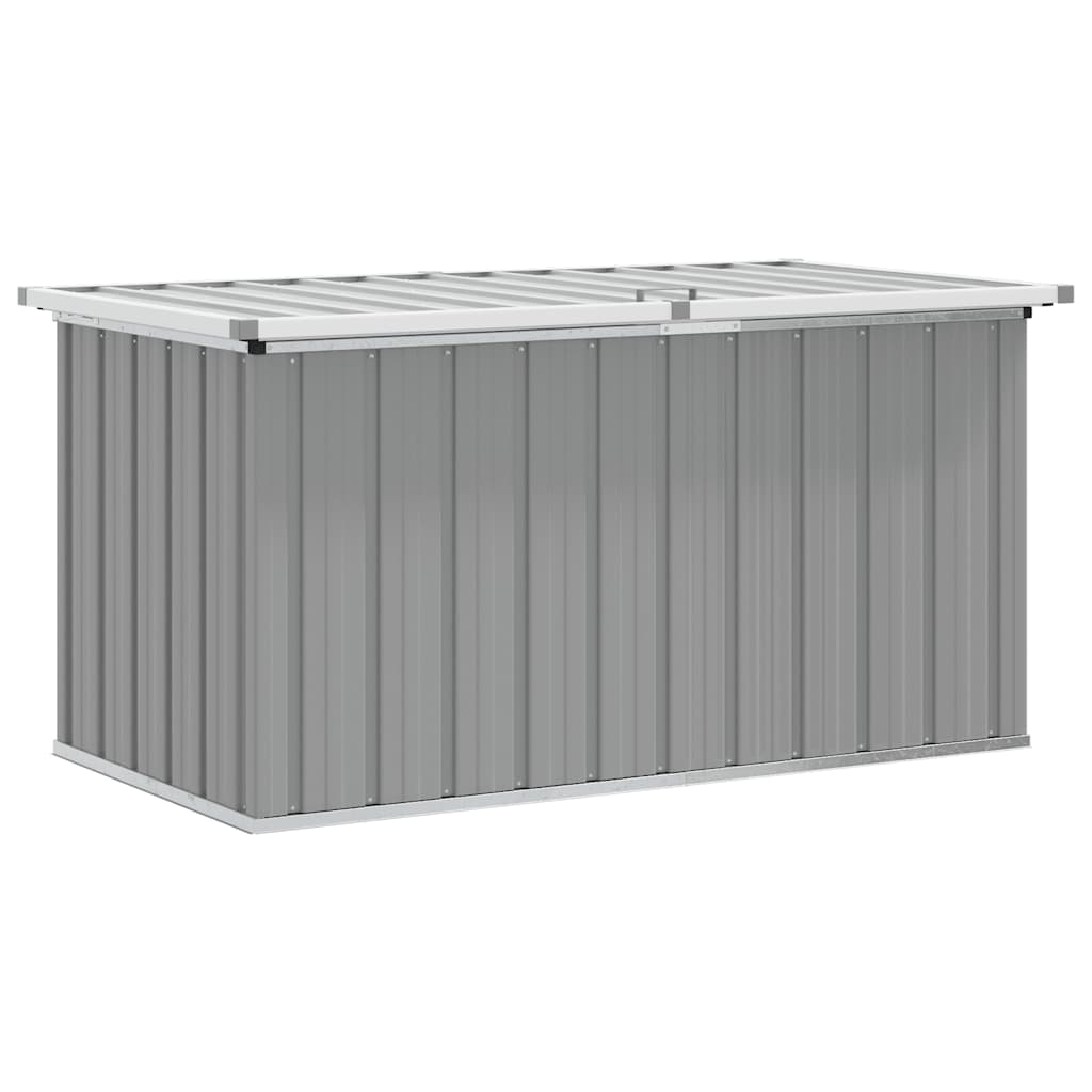 Baule da Giardino Grigio 129x67x65 cm