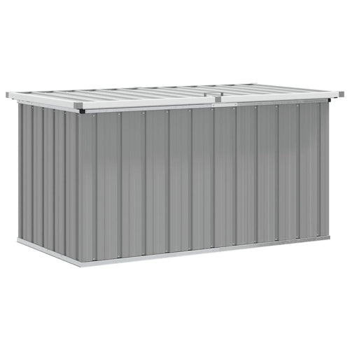 Baule da Giardino Grigio 129x67x65 cm