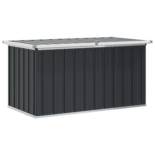 Baule da Giardino Antracite 129x67x65 cm