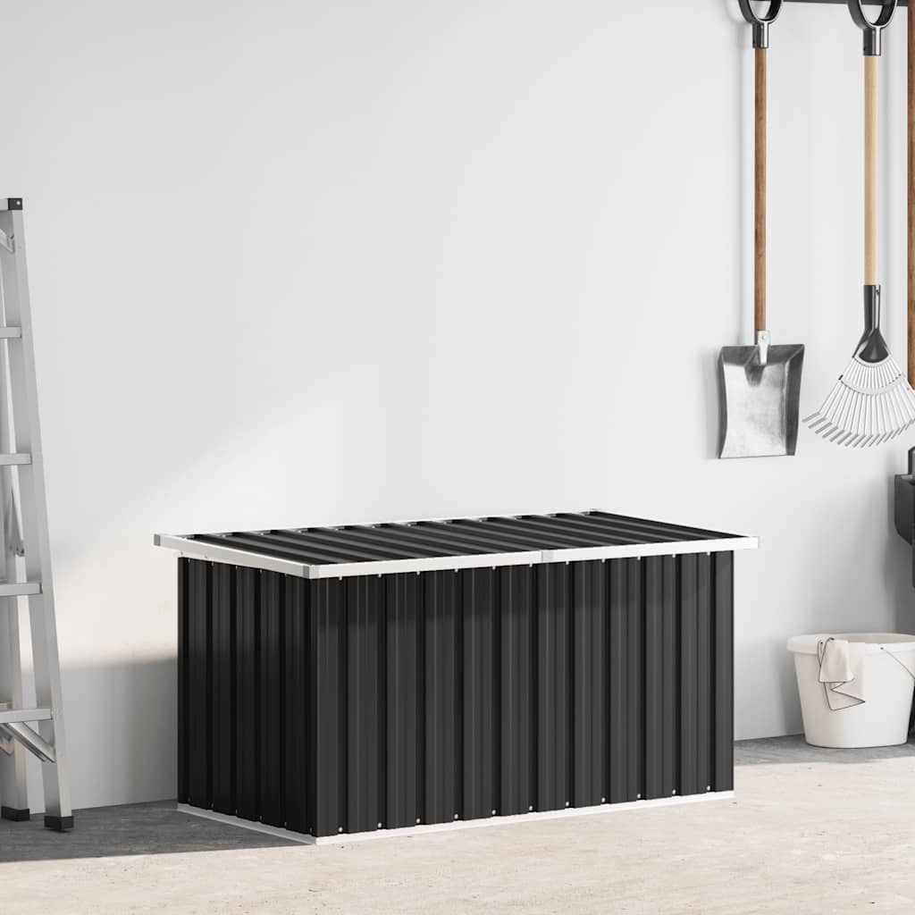 Baule da Giardino Antracite 129x67x65 cm