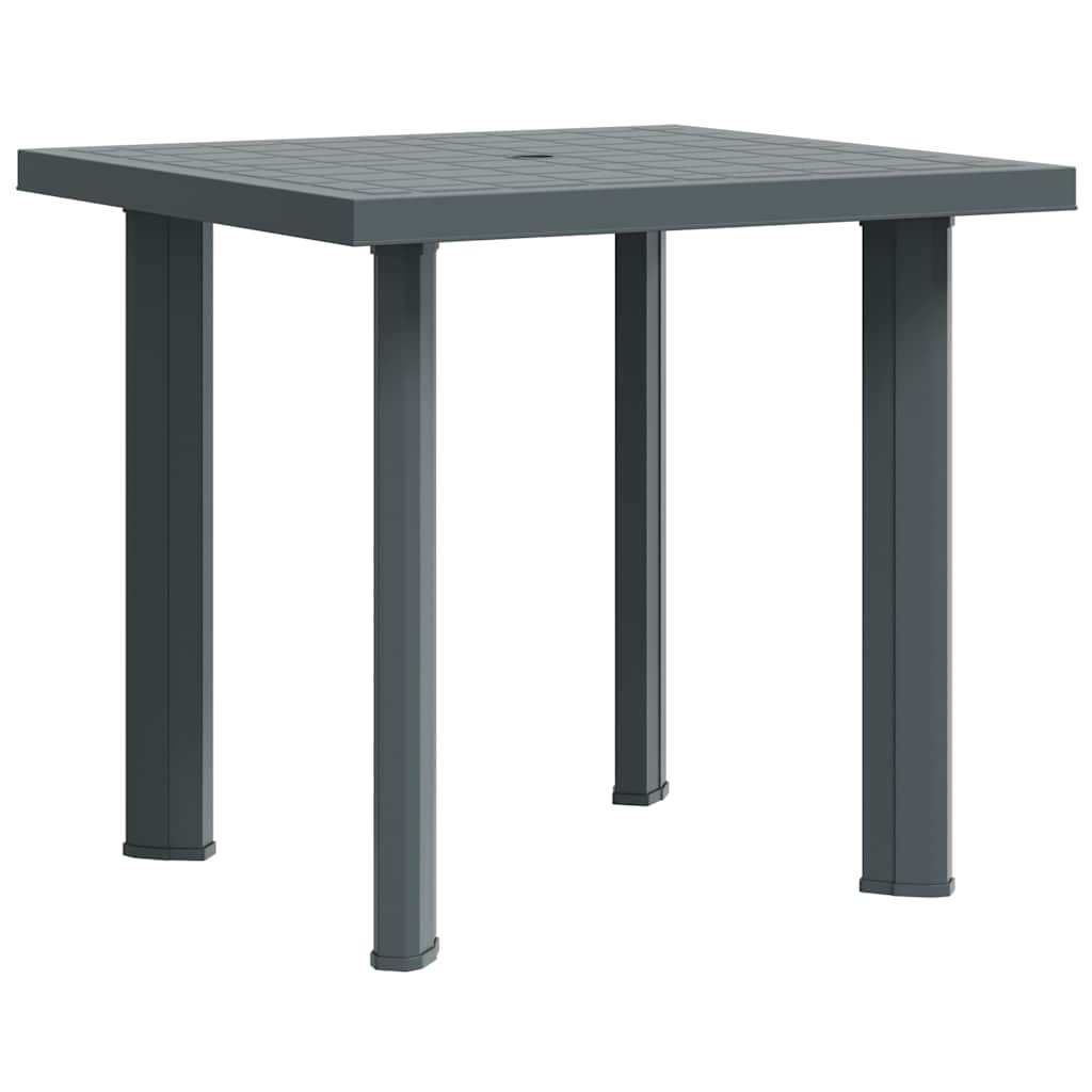 Tavolo da Giardino Verde 80x75x72 cm in Plastica