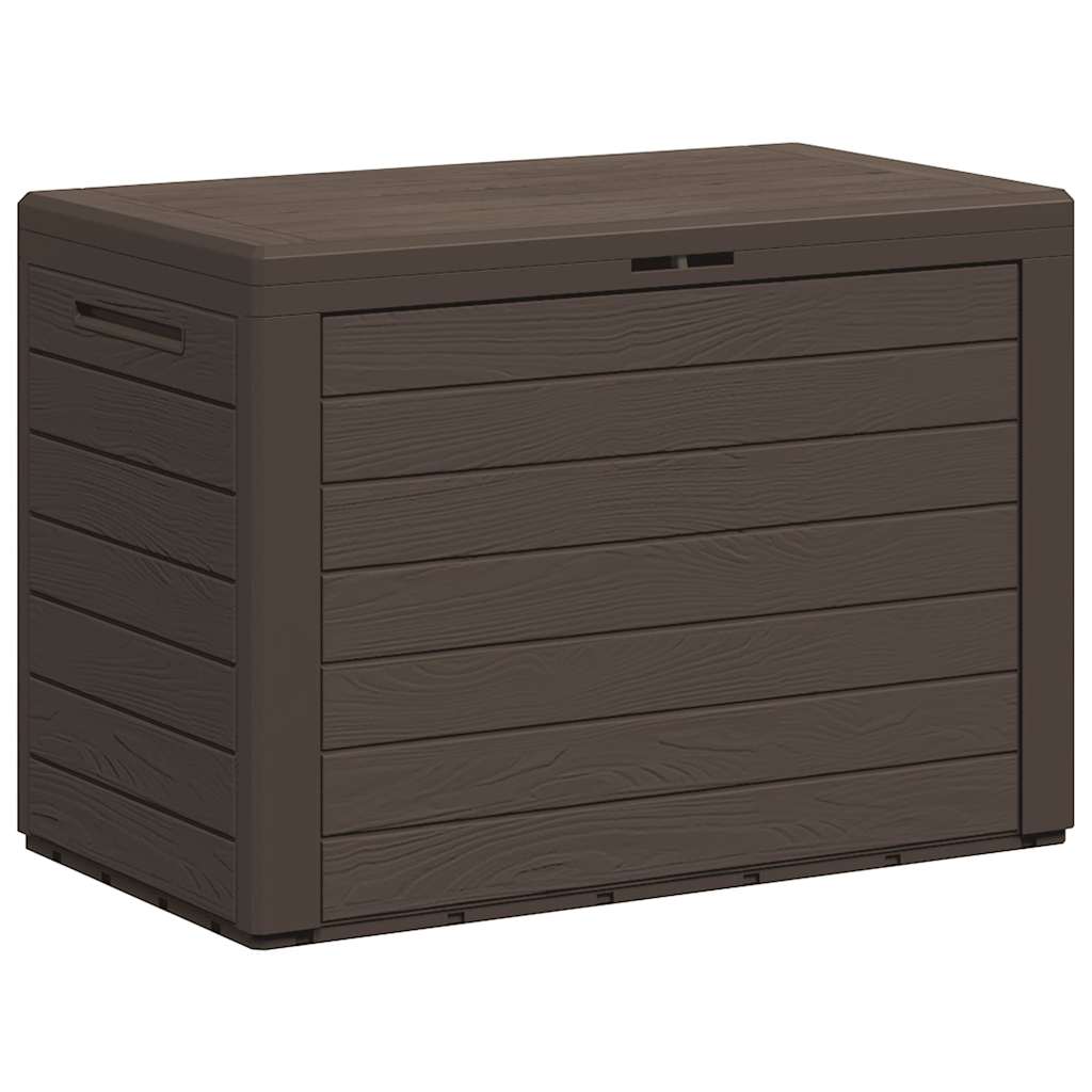 Baule da Giardino Marrone 78x44x55 cm