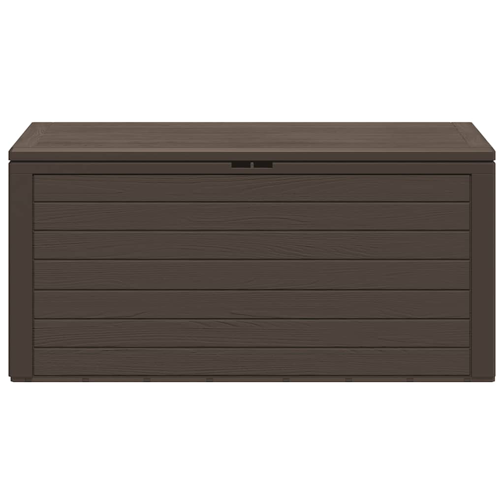 Baule da Giardino Marrone 116x44x55 cm