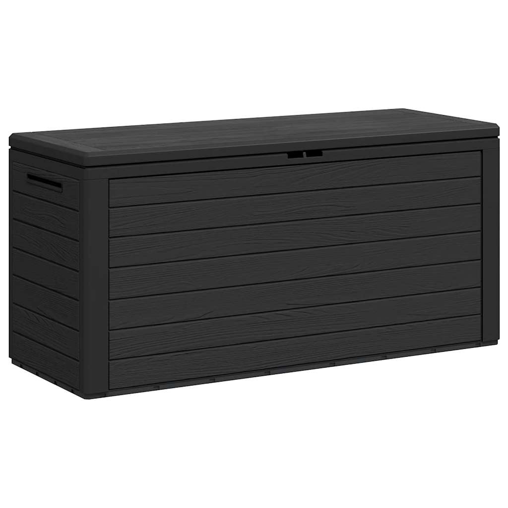 Baule da Giardino Antracite 116x44x55 cm