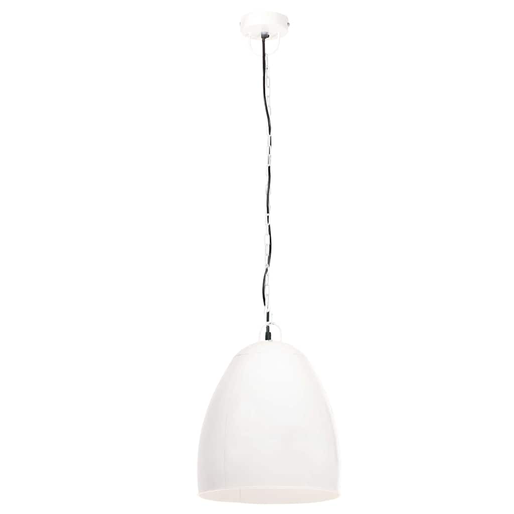 Lampada a Sospensione Industriale 25 W Bianca Rotonda 42 cm E27
