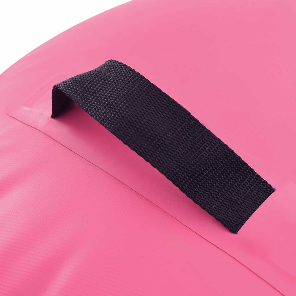 Rullo da Ginnastica Gonfiabile con Pompa 100x60 cm in PVC Rosa