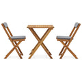 | Arredi da giardino | 2 pcs Cuscini grigio scuro Legno caldo