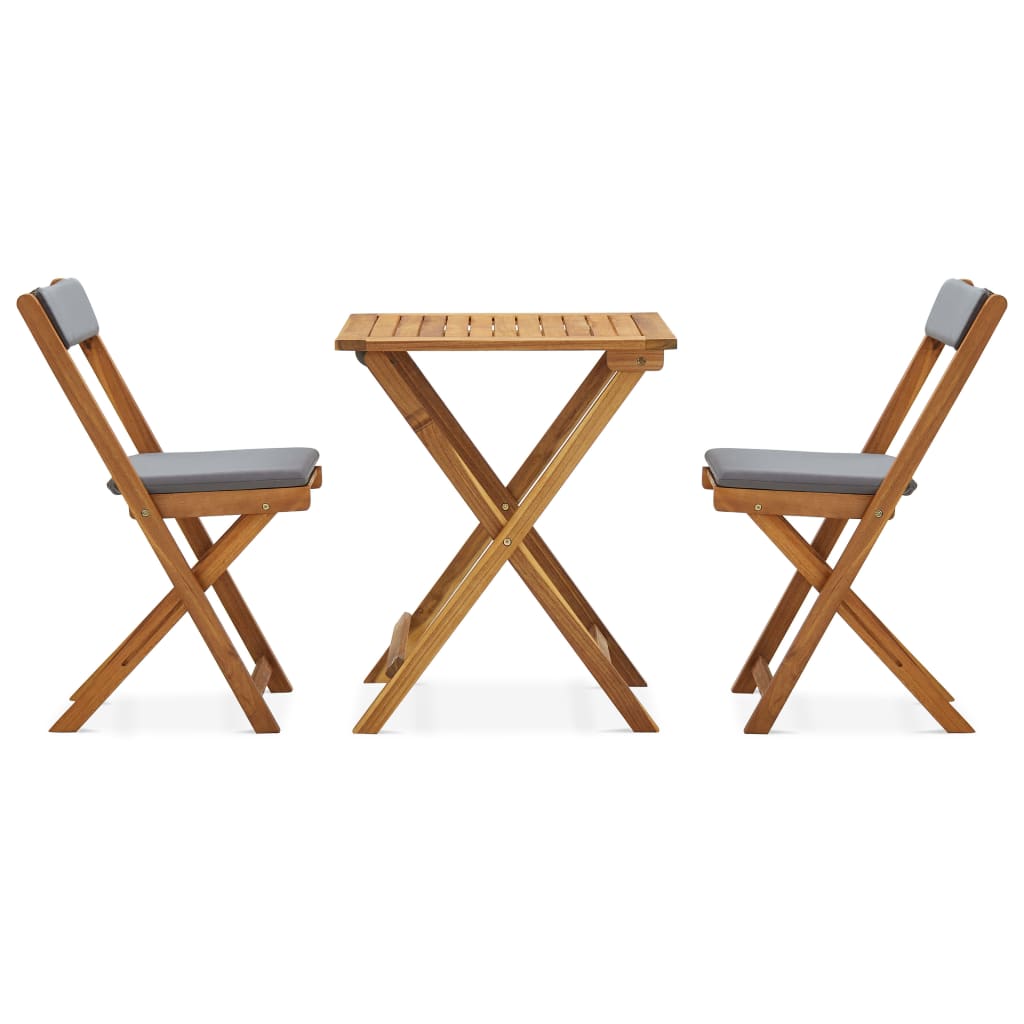 | Arredi da giardino | 2 pcs Cuscini grigio scuro Legno caldo