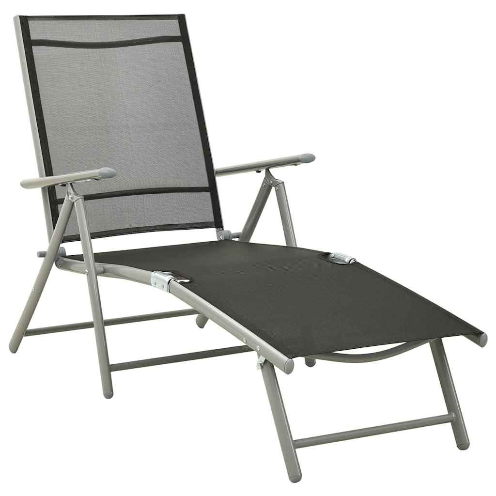 Set Divani da Giardino 3 pz in Textilene e Alluminio Argento