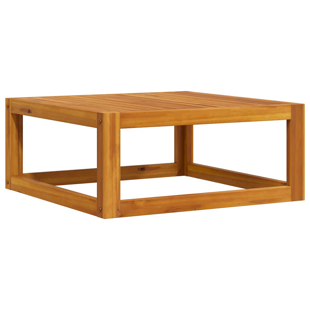 Tavolino da Caffè 68x68x29 cm in Legno Massello di Acacia