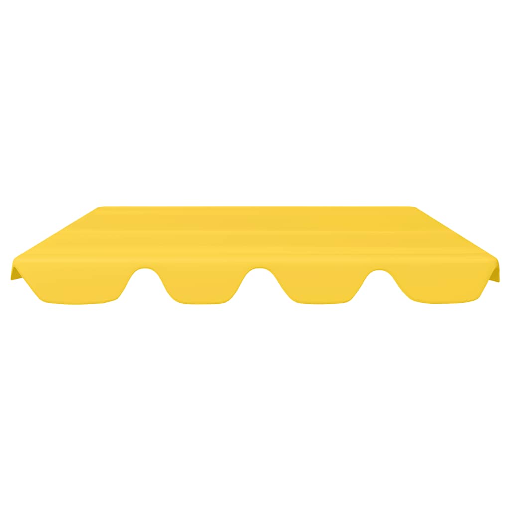 Baldacchino per Dondolo Giardino Giallo 188/168x145/110 cm