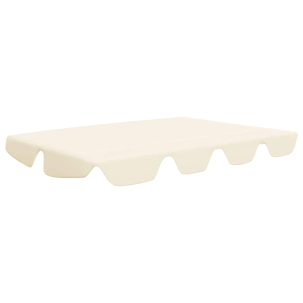 Baldacchino per Dondolo Giardino Crema 150/130x105/70 cm