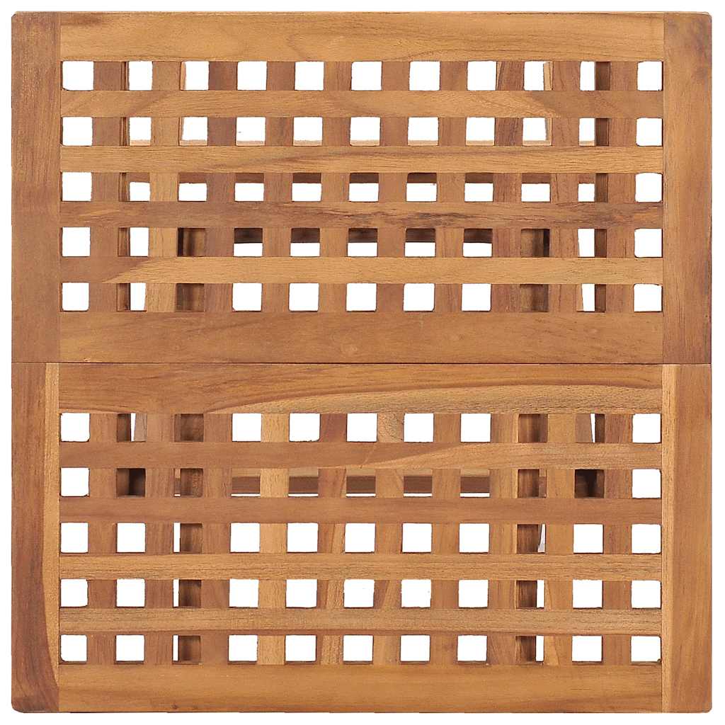 Set da Pranzo da Giardino Pieghevole 3 pz in Massello di Teak