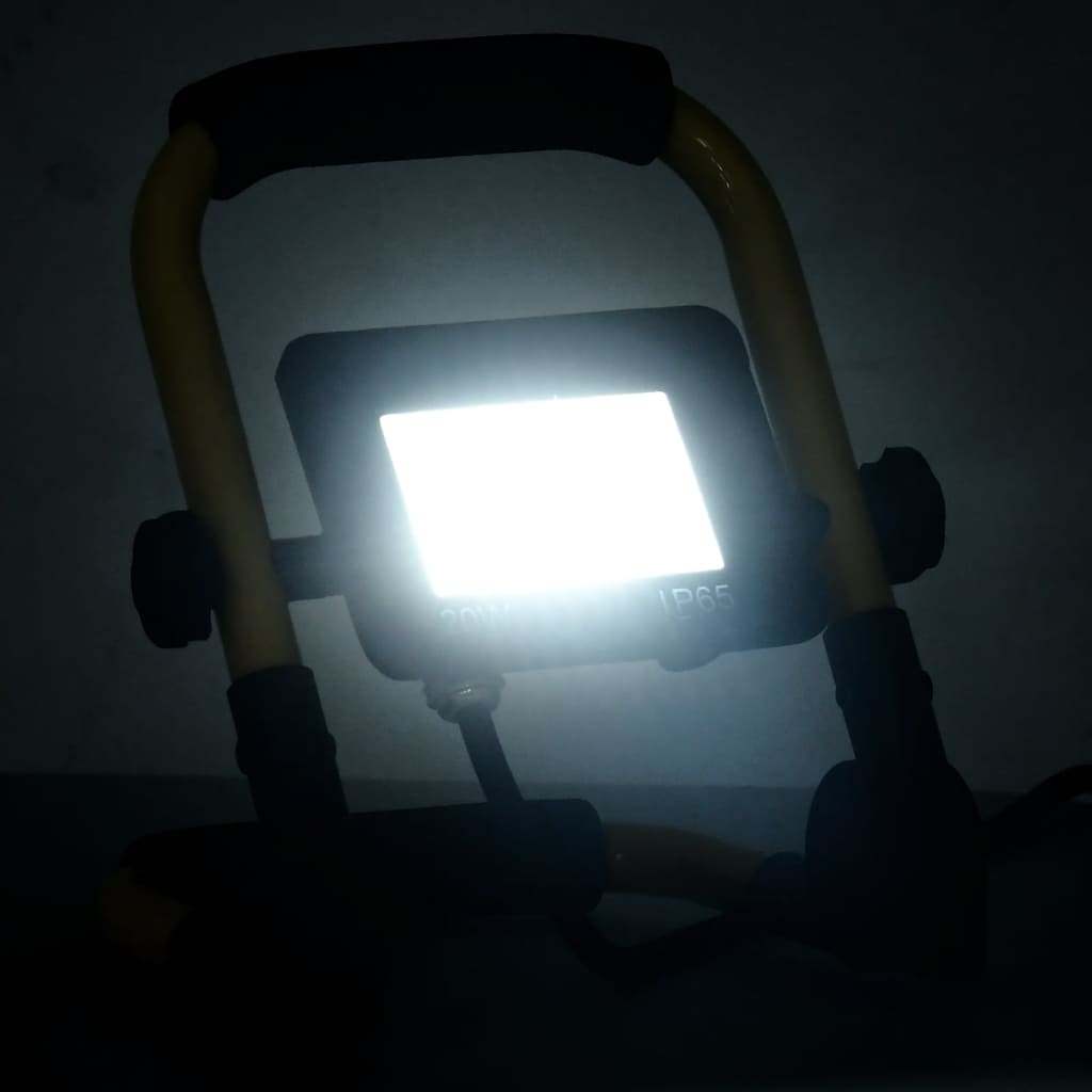 Faretto a LED con Maniglia 20 W Bianco Freddo
