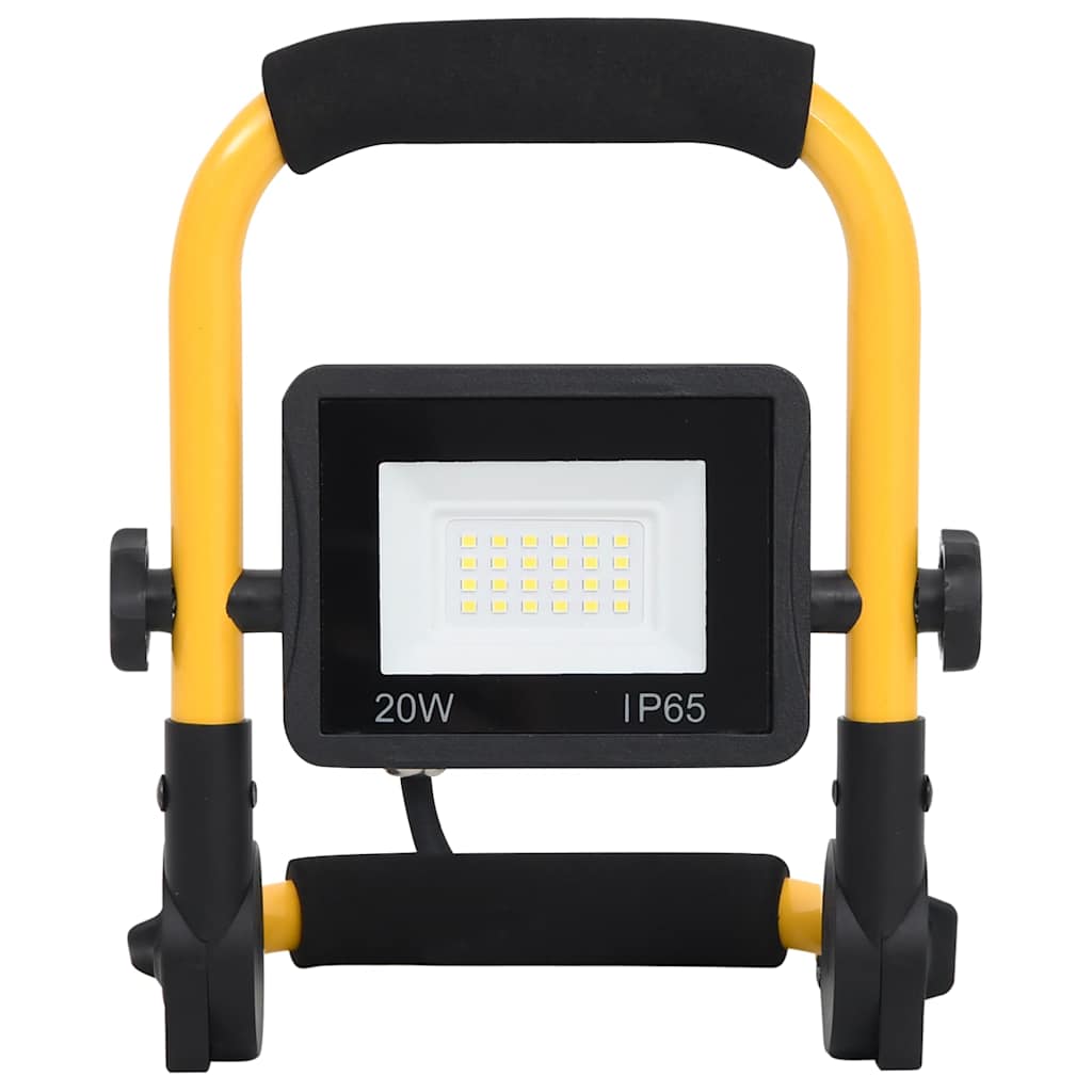 Faretto a LED con Maniglia 20 W Bianco Freddo