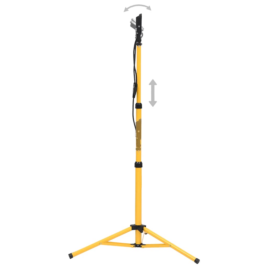 Faretto a LED con Treppiede 2x50 W Bianco Caldo