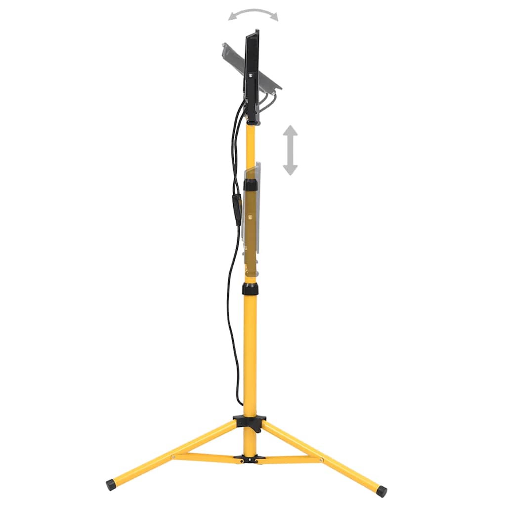 Faretto a LED con Treppiede 2x100 W Bianco Caldo