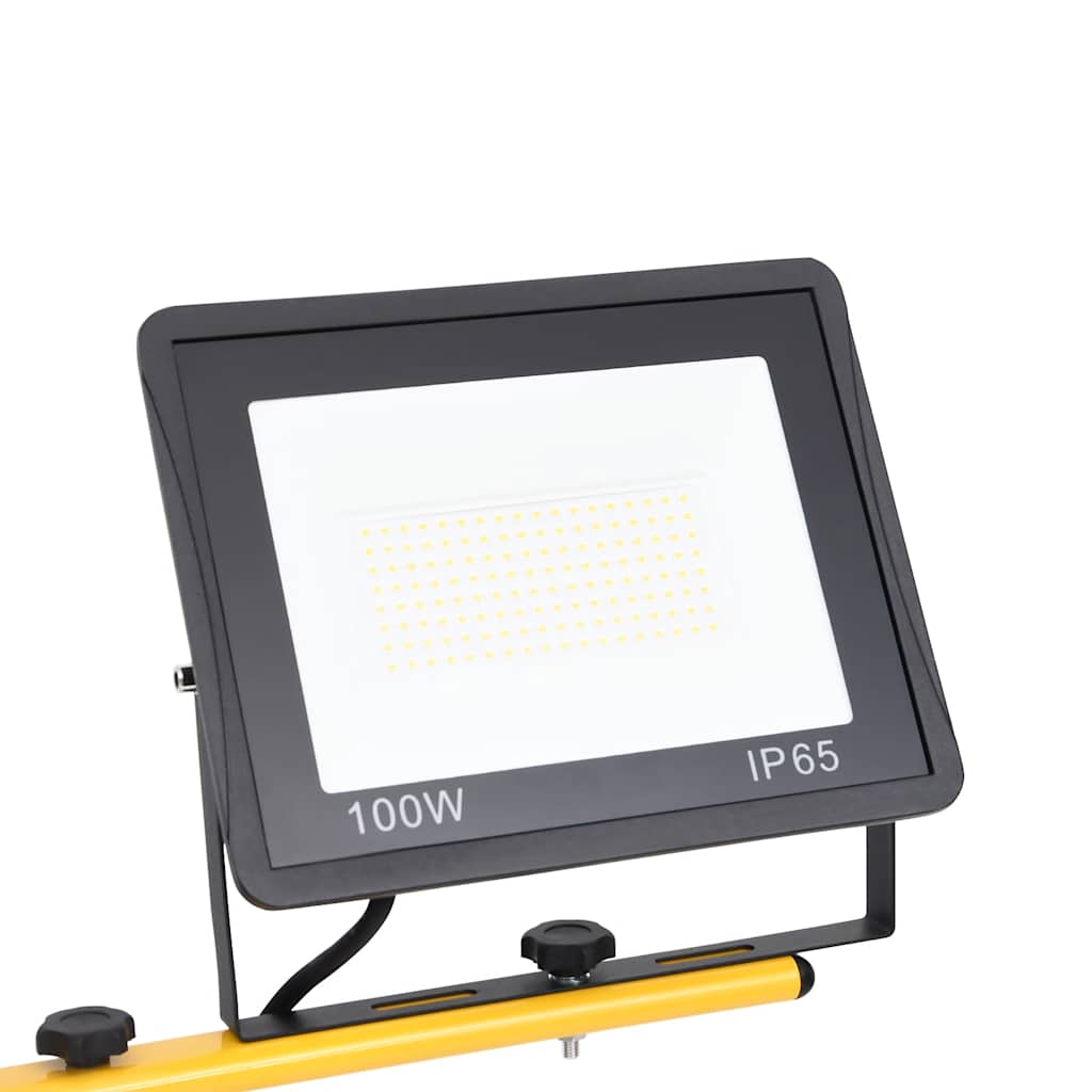 Faretto a LED con Treppiede 2x100 W Bianco Caldo