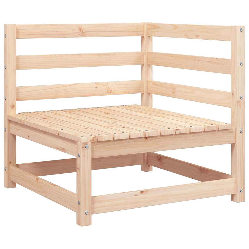 Set Divani da Giardino 2 pz con Cuscini Legno Massello di Pino