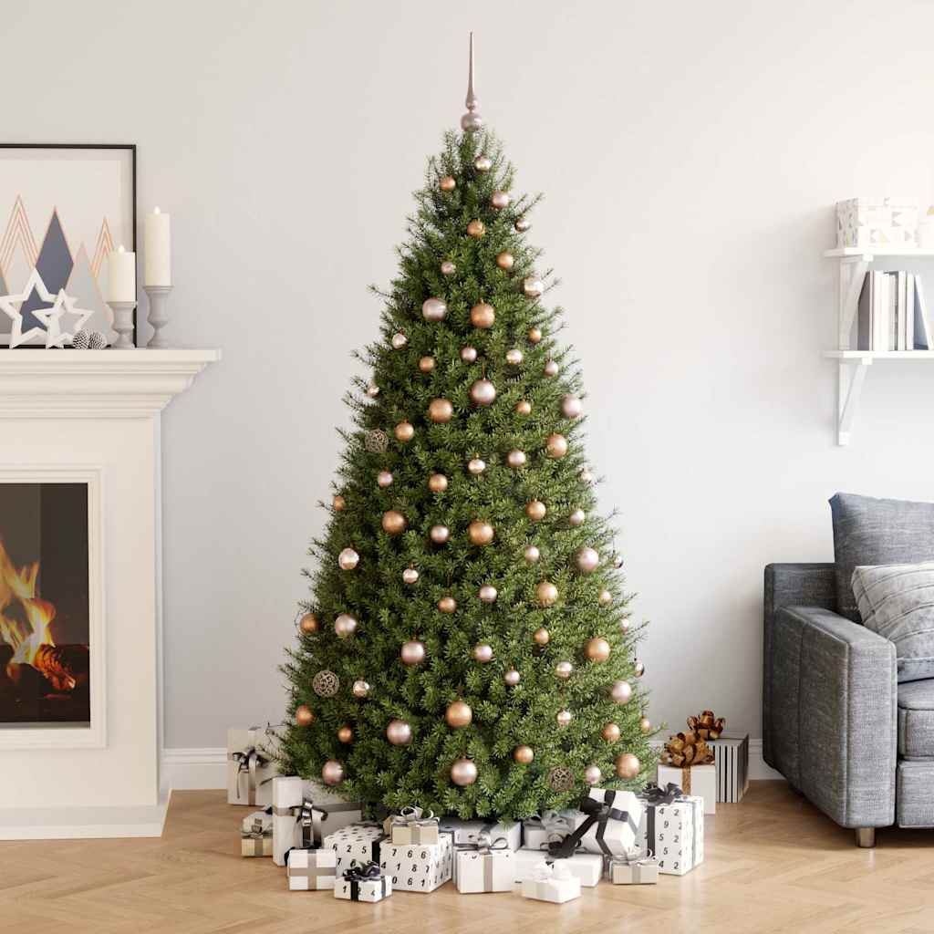 Set Natale con 60 Palline Punta e 150 Luci LED Oro Rosa