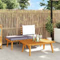 Set Divani da Giardino 3 pz con Cuscini in Massello di Acacia