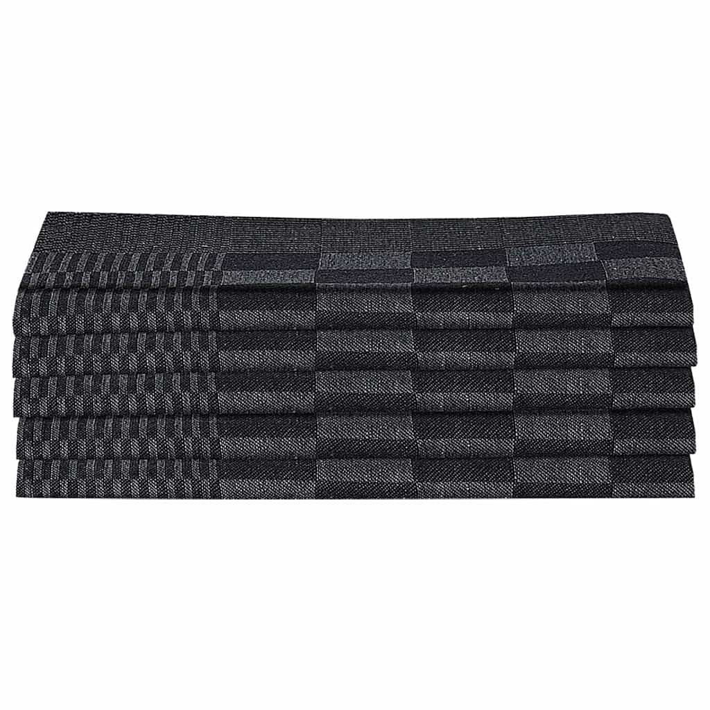 Set Strofinacci 20 pz in Cotone Nero e Grigio