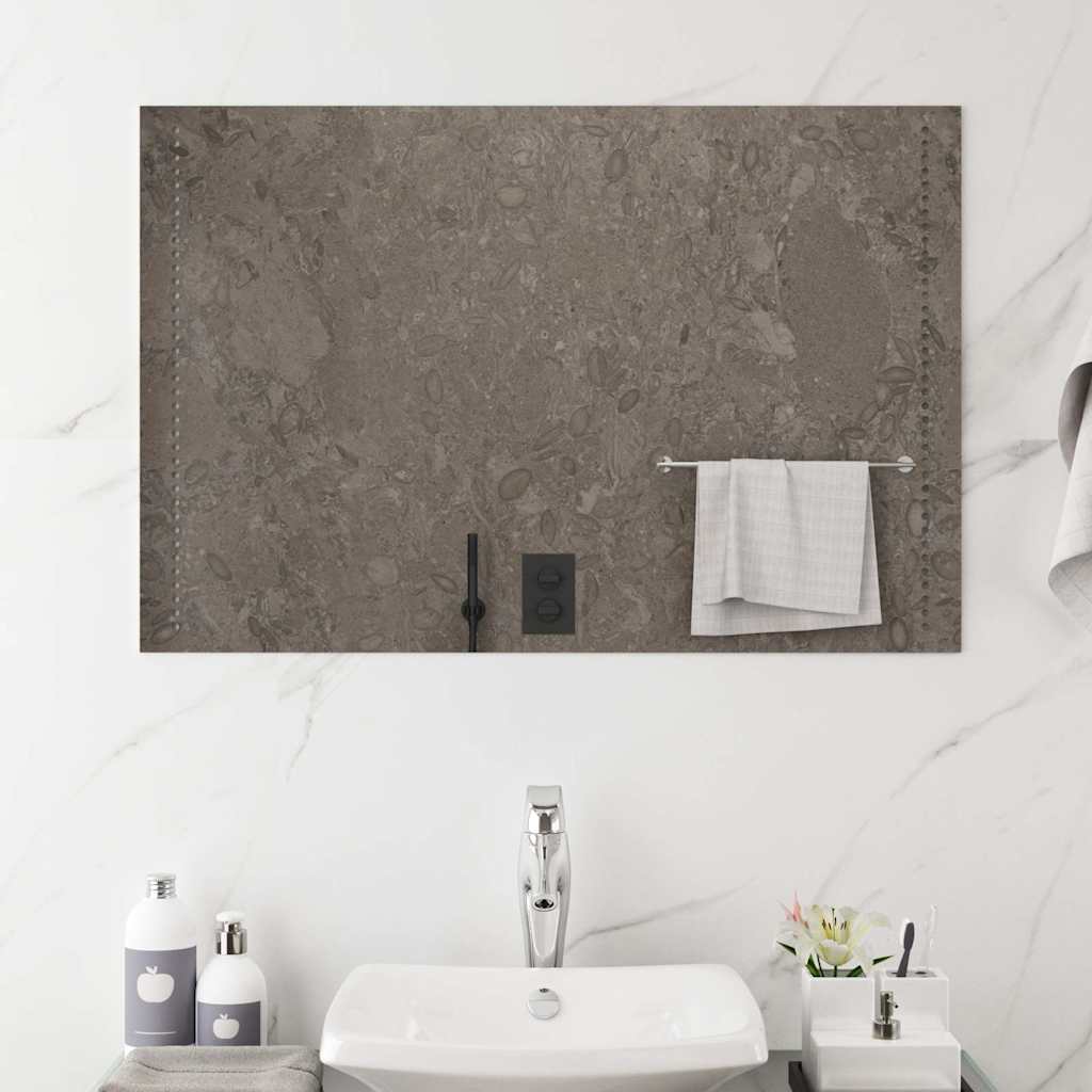 Specchio da Bagno con Luci LED 90x60 cm