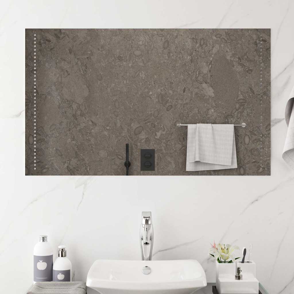 Specchio da Bagno con Luci LED 100x60 cm