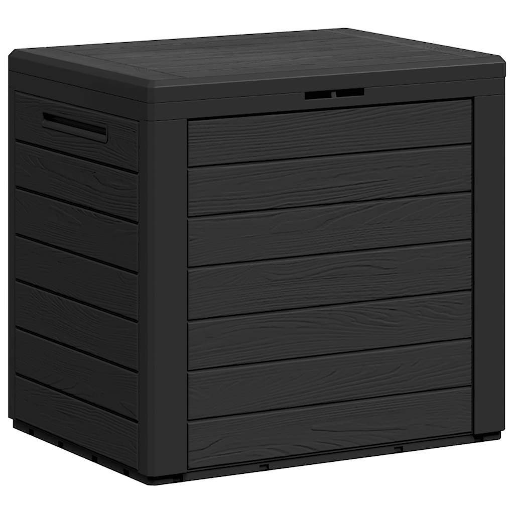 Baule da Giardino Antracite 58,5x46x55 cm in Polipropilene