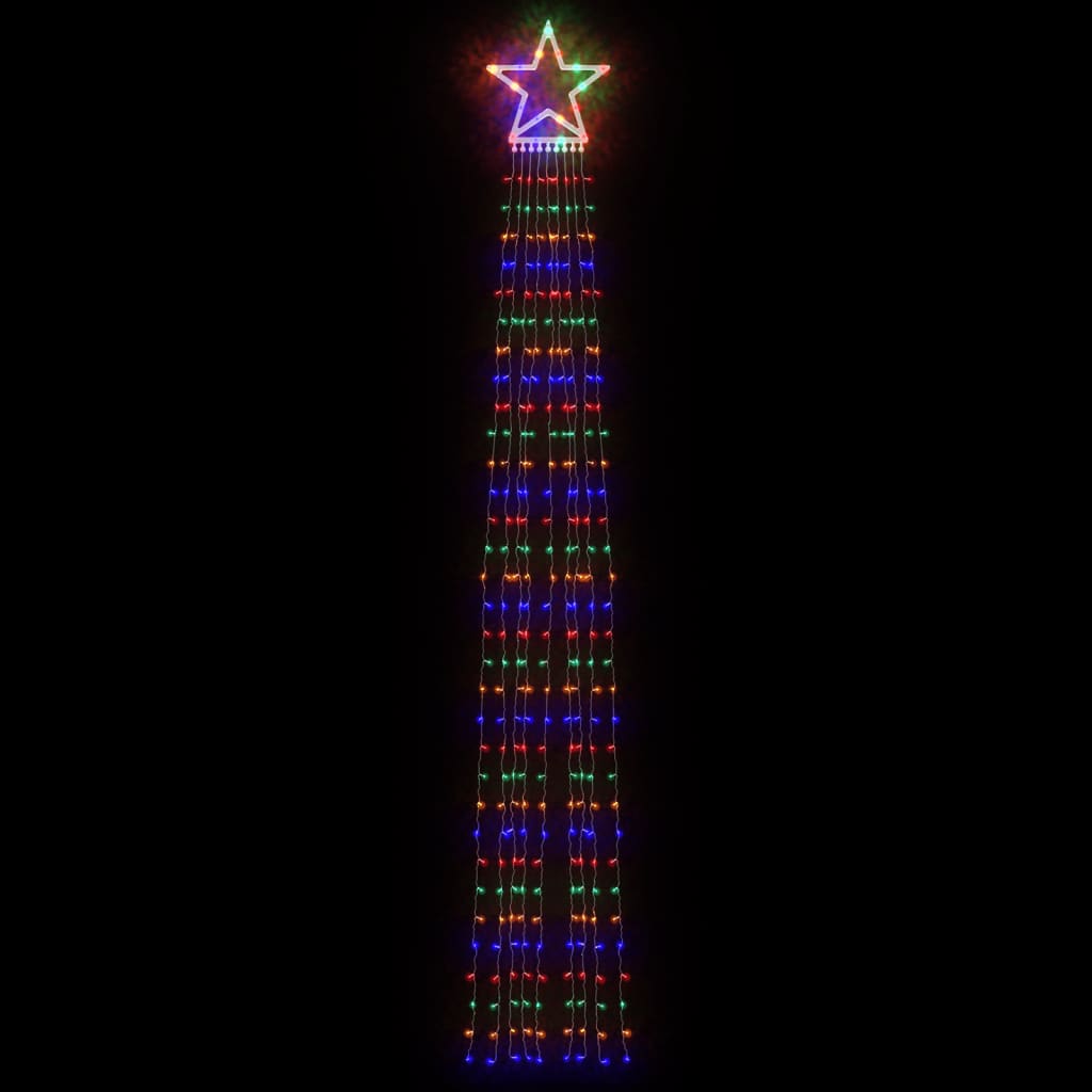 Illuminazione per Albero di Natale 320 LED Colorato 375 cm
