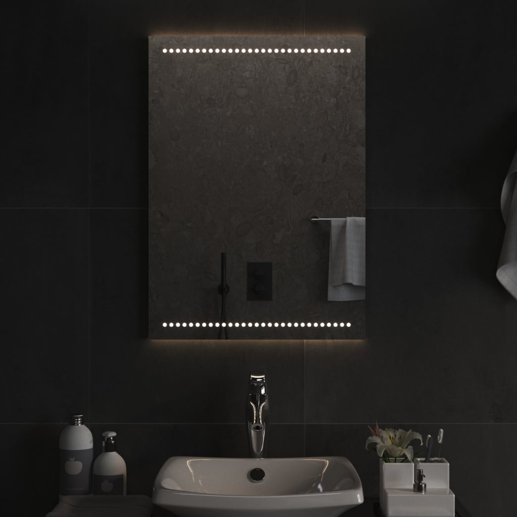 Specchio da Bagno con Luci LED 50x70 cm